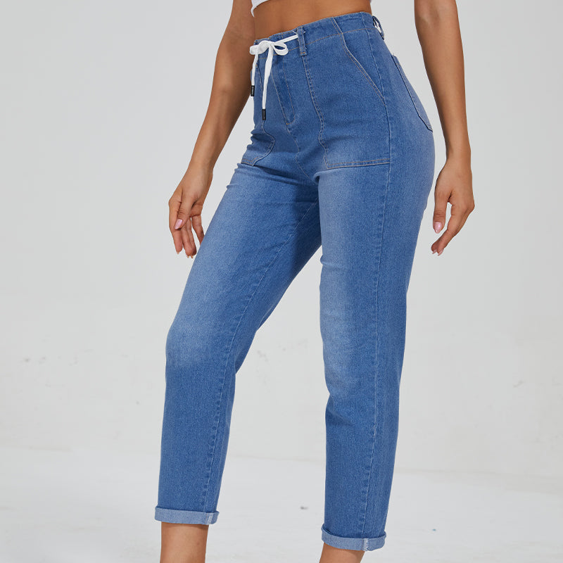 Incredible Women Redefine LegEase™ - Jogger Softness Waisted – Pants LegEase The Denim Comfort Denim Stretchiness High And Joggers With