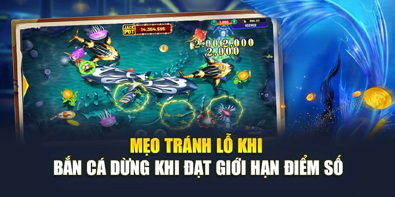 Mẹo tránh lỗ khi bắn cá dừng khi đạt giới hạn điểm số